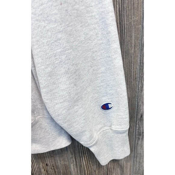 VTG Hope College Gray CHAMPION Reverse Weave SPELL OUT w SEAL Sweatshirt Men's L - Picture 3 of 12